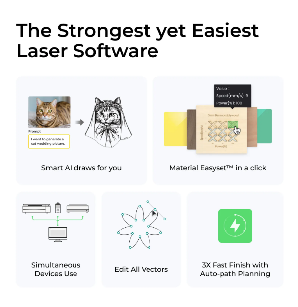 Máy khắc laser kép sợi quang và diode xTool F1 Ultra 20W
