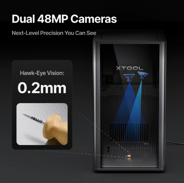 Máy khắc laser kép xTool F2 Ultra 60W MOPA & 40W Diode